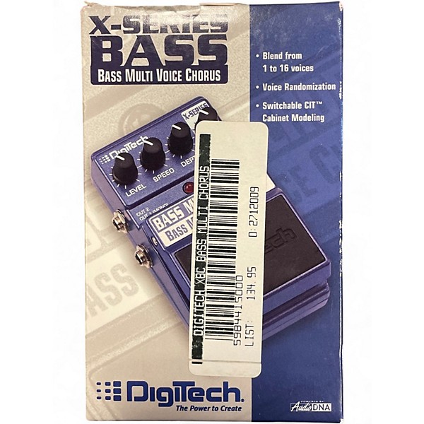 Used DigiTech XBC Bass Multi Chorus Bass Effect Pedal