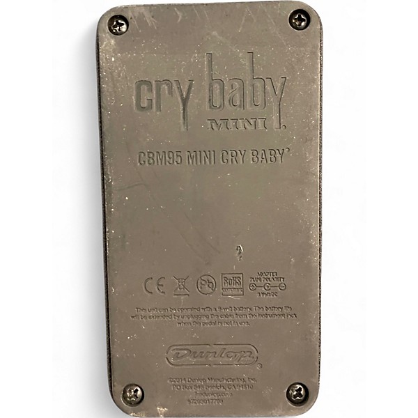 Used Dunlop CBM95 Cry Baby Mini Wah Effect Pedal