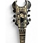 Used Schecter Guitar Research Synyster Gates Signature Custom Black Pinstripe Solid Body Electric Guitar thumbnail