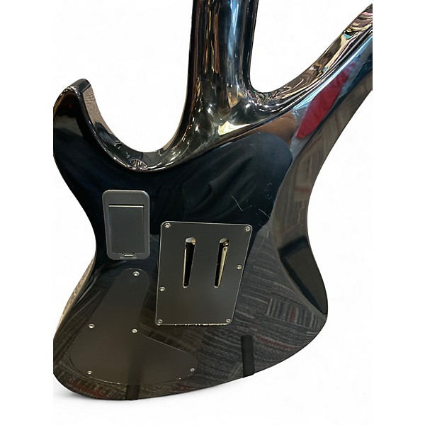 Used Schecter Guitar Research Synyster Gates Signature Custom Black Pinstripe Solid Body Electric Guitar