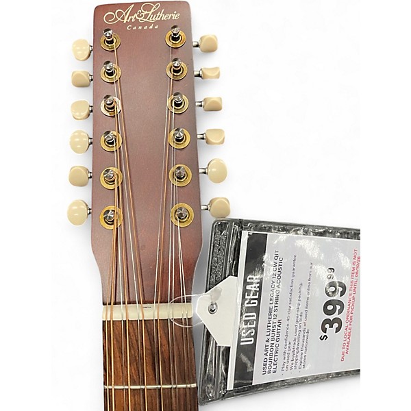 Used Art & Lutherie LEGACY 12 CW QIT BOURBON BURST 12 String Acoustic Electric Guitar