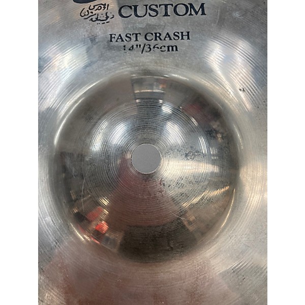 Used Zildjian 14in A Custom Fast Crash Cymbal