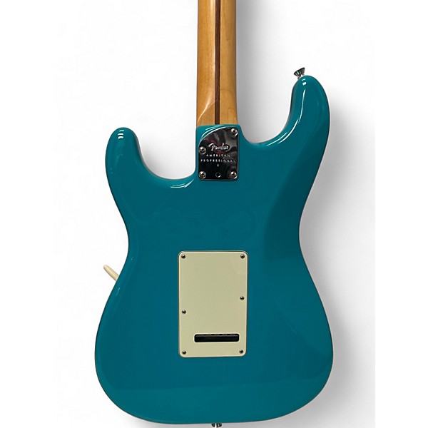 Used Fender American Professional II Stratocaster Miami Blue Solid Body Electric Guitar