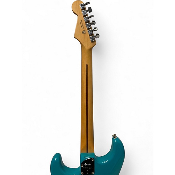 Used Fender American Professional II Stratocaster Miami Blue Solid Body Electric Guitar