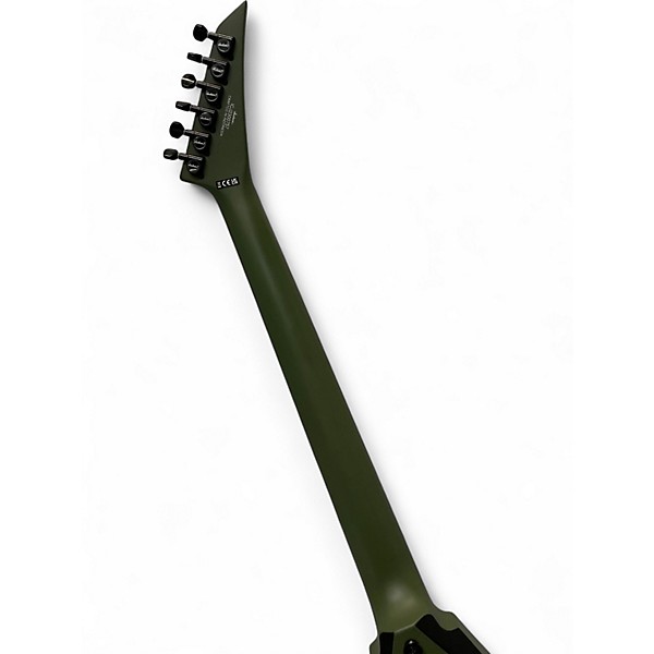 Used Jackson X Series RRx24 Army Drab with Black Bevels Solid Body Electric Guitar