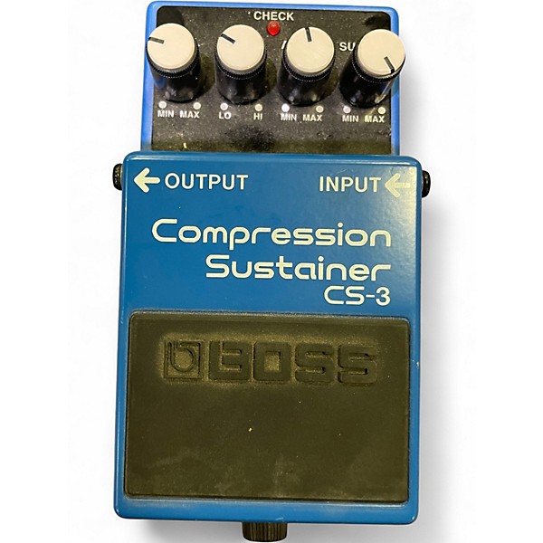 Used BOSS CS3 Compressor Sustainer Effect Pedal