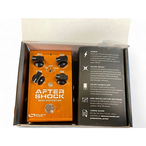 Used Source Audio After Shock Bass Distortion Bass Effect Pedal