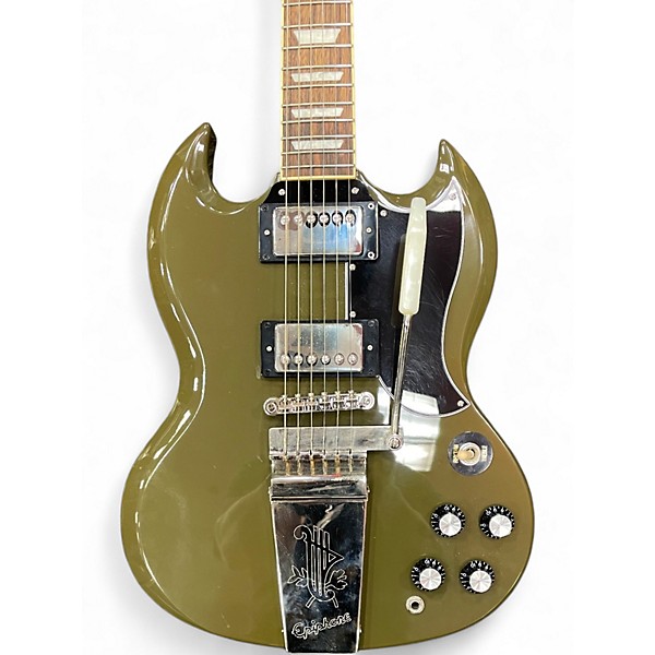 Used Epiphone 61 REISSUE SG OLIVE DRAB Solid Body Electric Guitar