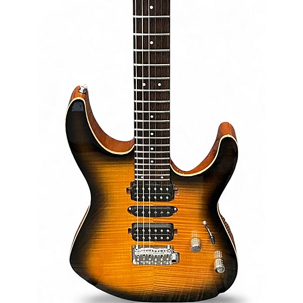 Used 2025 Charvel MJ DK24 HSH 2PT Antique Burst Solid Body Electric Guitar