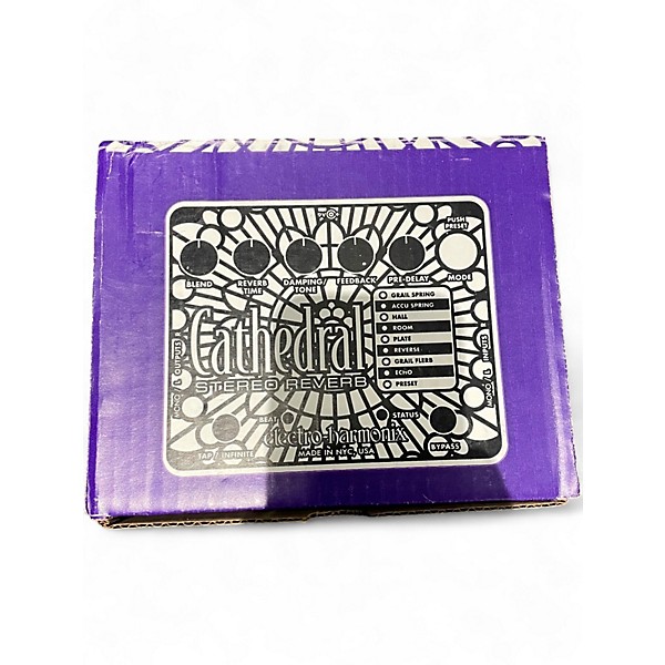 Used Electro-Harmonix Cathedral Stereo Reverb Effect Pedal