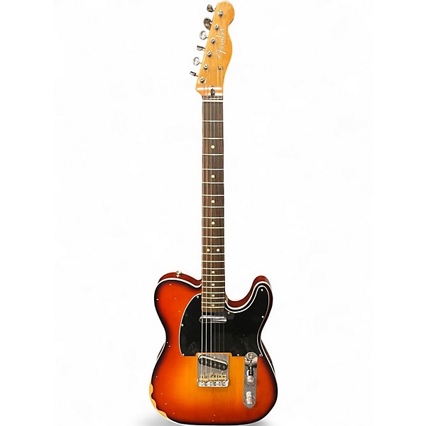 Used Fender Jason Isbell Telecaster Chocolate 3 Color Burst Solid Body Electric Guitar