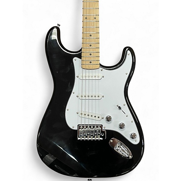 Used Squier Affinity Stratocaster Black Solid Body Electric Guitar
