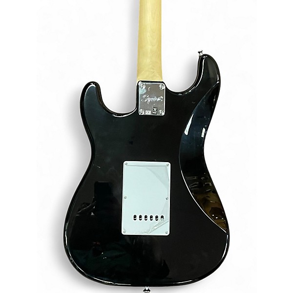 Used Squier Affinity Stratocaster Black Solid Body Electric Guitar