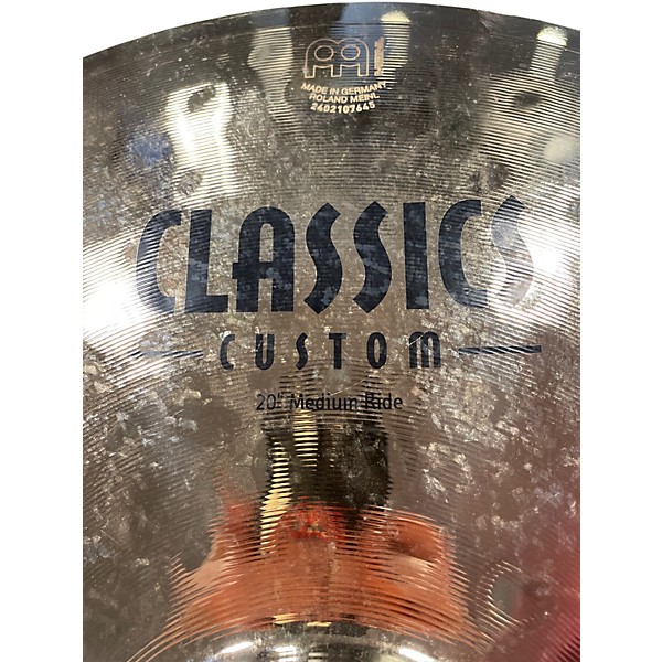 Used MEINL 20in CLASSICS CUSTOM RIDE Cymbal