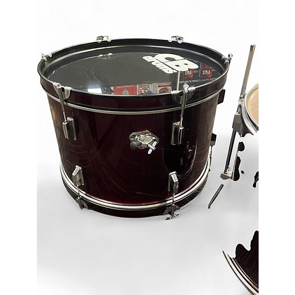 Used CB Percussion 4 Piece SP SERIES Red Drum Kit