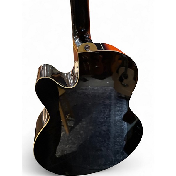 Used Ibanez AEB5E Black Acoustic Bass Guitar