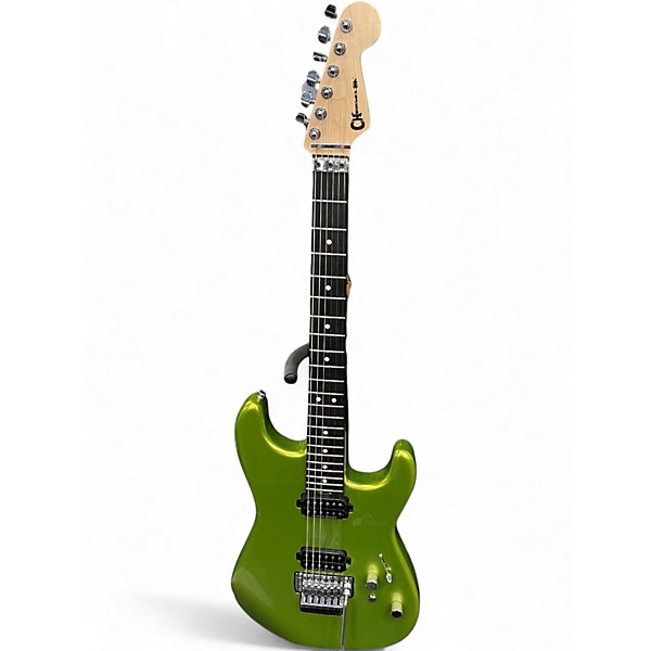 Used Charvel San Dimas Style 1 HH Lime Green Solid Body Electric Guitar