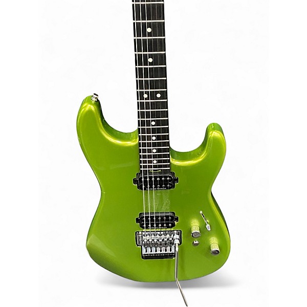 Used Charvel San Dimas Style 1 HH Lime Green Solid Body Electric Guitar
