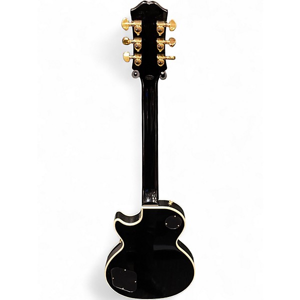 Used Epiphone Les Paul Custom Blackback Antique Ivory Solid Body Electric Guitar