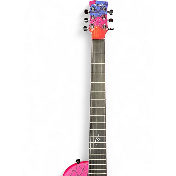 Used Enya Nova Go Sonic Shinichi Kobayashi Pink Solid Body Electric Guitar