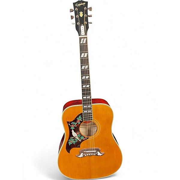 Used Epiphone Dove 1963 Reissue Natural Acoustic Electric Guitar