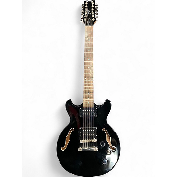 Used Dean Boca 12 Black Solid Body Electric Guitar