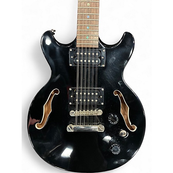 Used Dean Boca 12 Black Solid Body Electric Guitar
