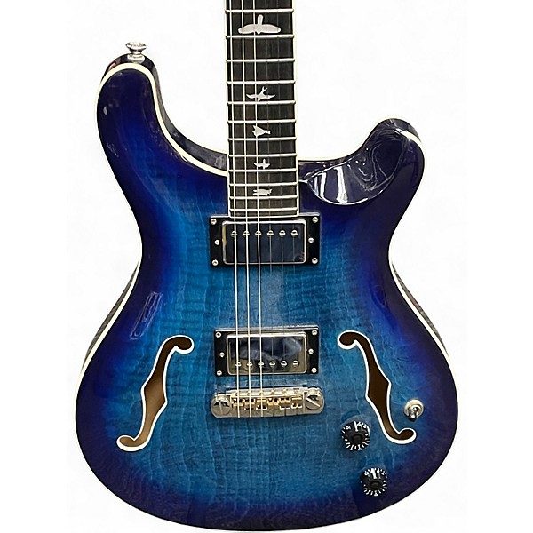 Used PRS SE Hollowbody II Peacock Blue Hollow Body Electric Guitar