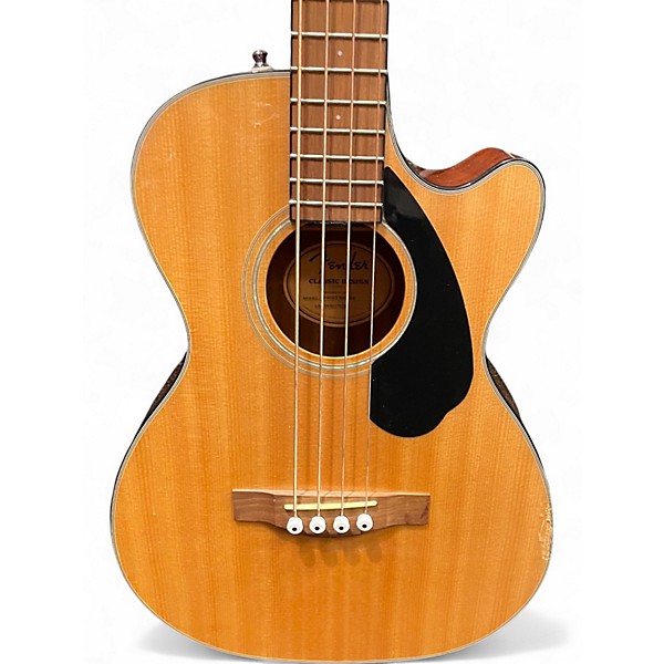 Used Fender CB60SCE Natural Acoustic Bass Guitar