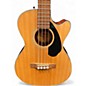 Used Fender CB60SCE Natural Acoustic Bass Guitar