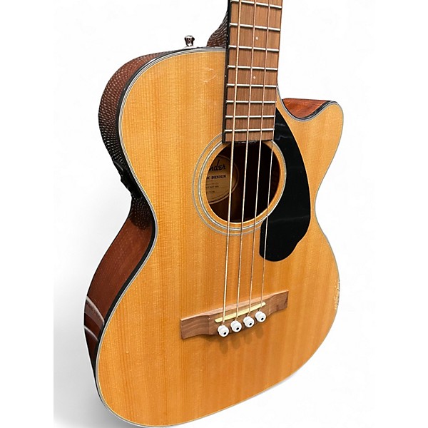 Used Fender CB60SCE Natural Acoustic Bass Guitar