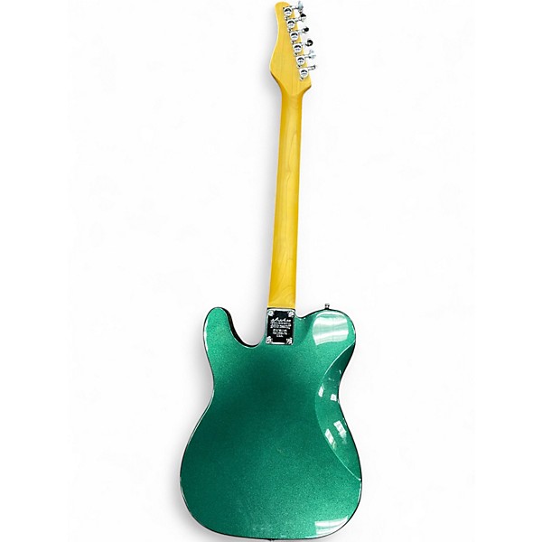 Used Schecter Guitar Research Diamond Series PT BIGSBY Green Solid Body Electric Guitar