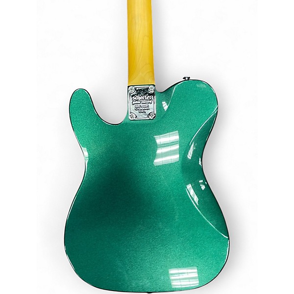 Used Schecter Guitar Research Diamond Series PT BIGSBY Green Solid Body Electric Guitar
