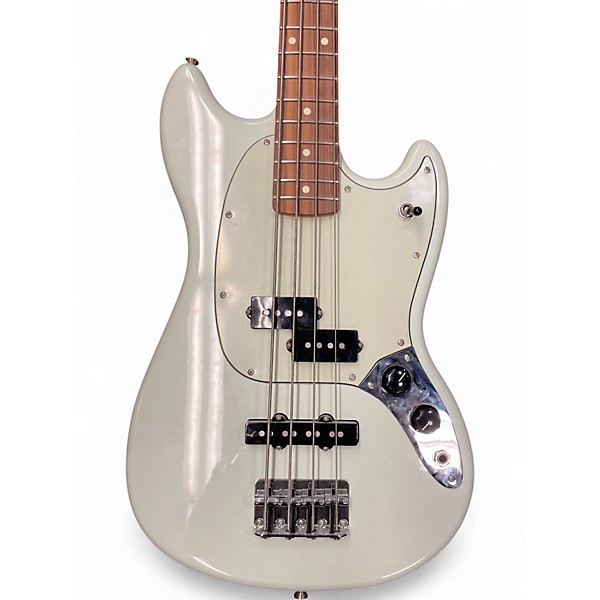 Used Fender Player Mustang Bass PJ Sonic Blue Electric Bass Guitar