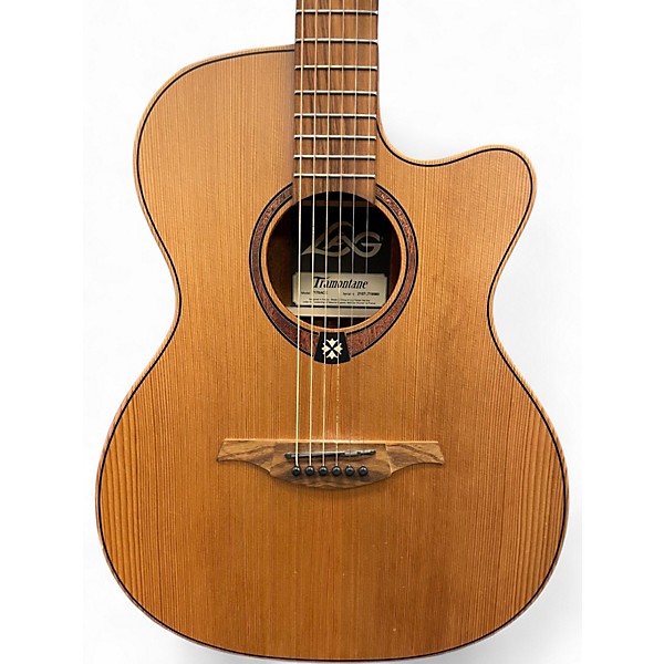 Used Lag Guitars T170ACE Natural Acoustic Electric Guitar