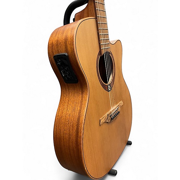 Used Lag Guitars T170ACE Natural Acoustic Electric Guitar