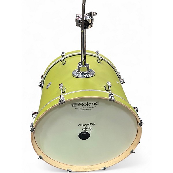 Used PDP by DW 4 Piece Concept Series Satin Olive Drum Kit