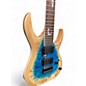 Used Zuwei Custom Shop Series Blue Starburst Solid Body Electric Guitar