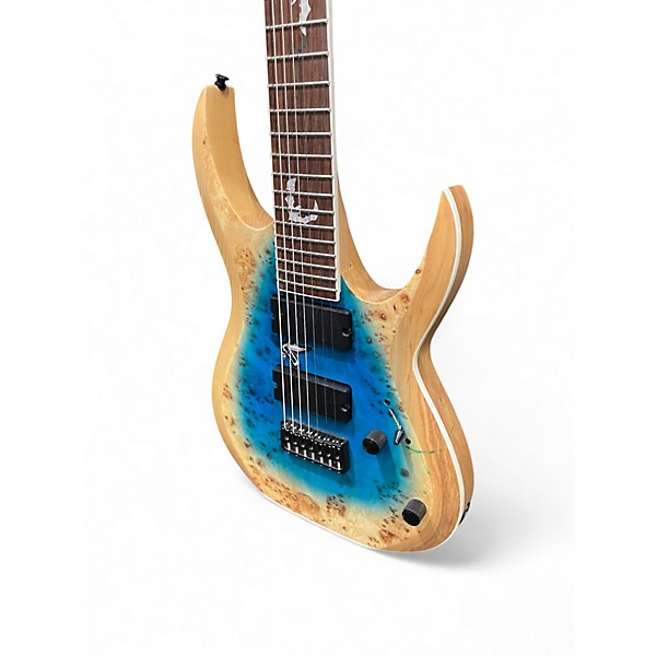 Used Zuwei Custom Shop Series Blue Starburst Solid Body Electric Guitar