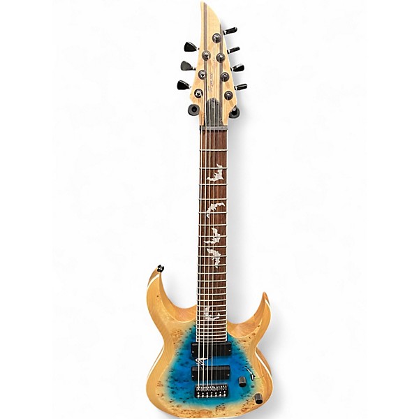 Used Zuwei Custom Shop Series Blue Starburst Solid Body Electric Guitar