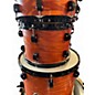 Used Crush Drums & Percussion 4 Piece Chameleon Ash Orange Drum Kit