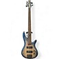Used 2020s Ibanez SR605E Trans Blue Electric Bass Guitar thumbnail
