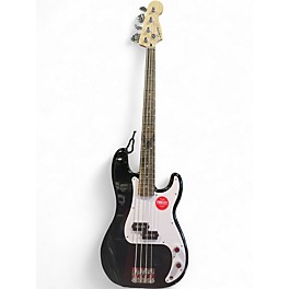 Used 2020s Squier Precision Bass Black Electric Bass Guitar