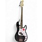 Used 2020s Squier Precision Bass Black Electric Bass Guitar thumbnail