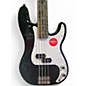 Used 2020s Squier Precision Bass Black Electric Bass Guitar