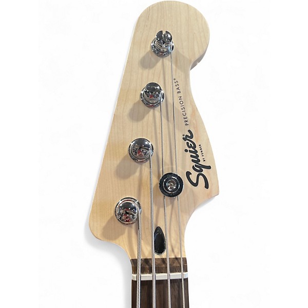 Used 2020s Squier Precision Bass Black Electric Bass Guitar