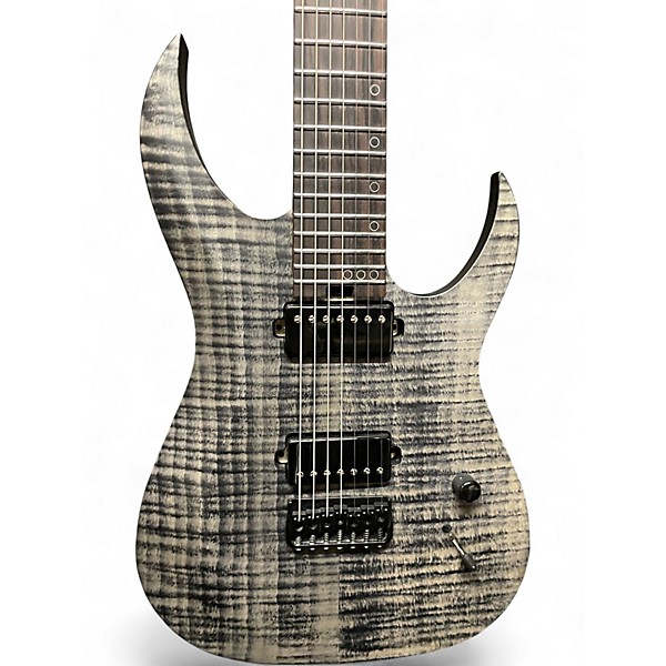 Used Schecter Guitar Research Sunset 7 Extreme Grey Ghost Solid Body Electric Guitar