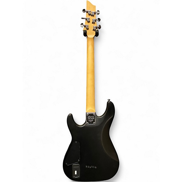 Used Schecter Guitar Research Demon 6 Aged Satin Black Solid Body Electric Guitar