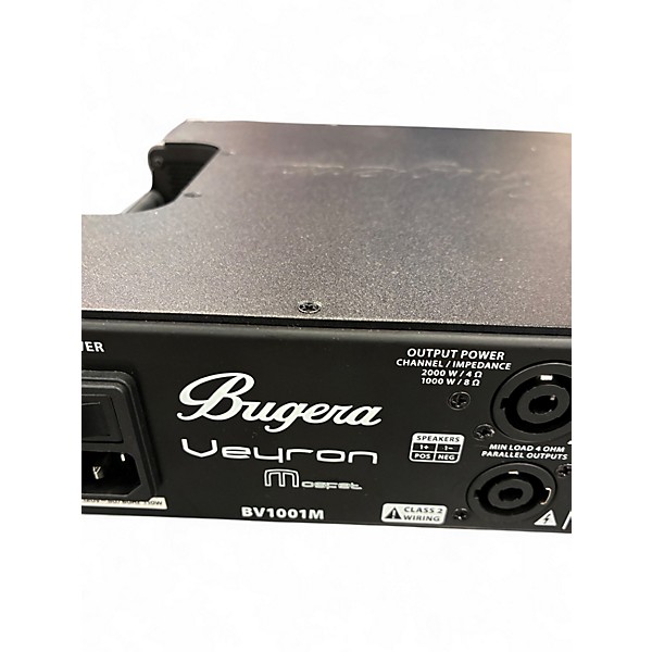 Used Bugera BV10001M Veyron MOSFET 2000W Bass Amp Head