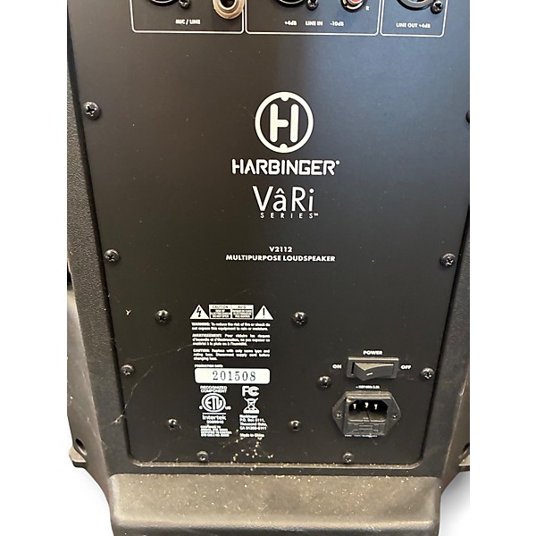 Used Harbinger VARI 2112 Powered Speaker